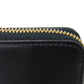 CELINE Long Wallet Purse 10K543DR8.38NO Smooth scarf skin black Current Smooth Calfskin Zip Around Cuir Triomphe Large zip wallet unisex(Unisex) Used Authentic