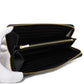 CELINE Long Wallet Purse 10K543DR8.38NO Smooth scarf skin black Current Smooth Calfskin Zip Around Cuir Triomphe Large zip wallet unisex(Unisex) Used Authentic