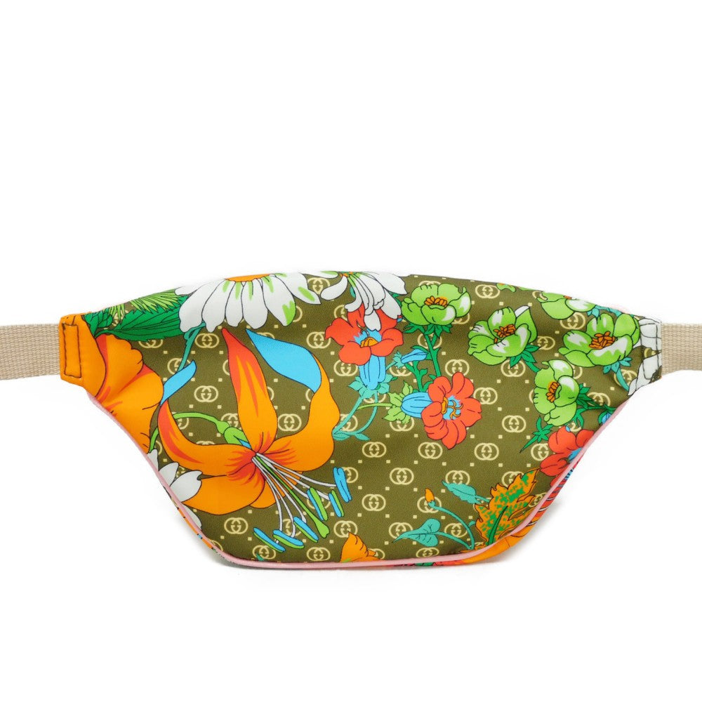 GUCCI Sling bag 650299 Nylon multicolor logo flora flower unused Interlocking G The North Face Waist Pouch unisex(Unisex) Used Authentic