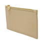 CELINE Coin case 10B683BEL.03ND Grained calfskin (embossed) nude Foil-stamped Calfskin Beige Card Case New logo Compact zipped card holder unisex(Unisex) Used Authentic