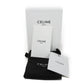 CELINE Coin case 10B683BEL.03ND Grained calfskin (embossed) nude Foil-stamped Calfskin Beige Card Case New logo Compact zipped card holder unisex(Unisex) Used Authentic