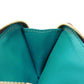 LOEWE Coin case CEM1Z40X02 shiny napa calf Burgundy Current L-shaped zipper Bicolor Emerald Unused logo Knot Coin Card Holder unisex(Unisex) Used Authentic