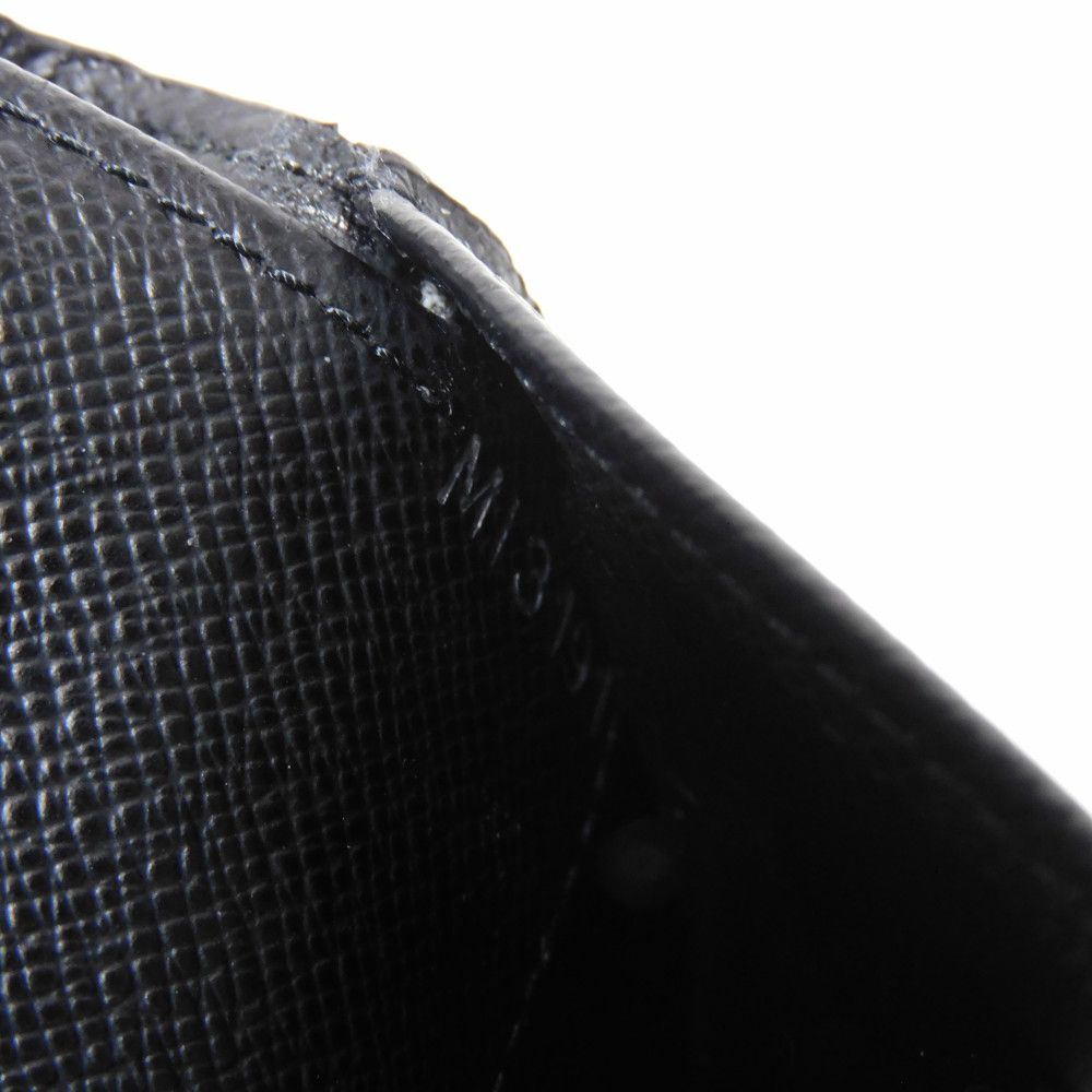 LOUIS VUITTON Tri-fold wallet M60167 Monogram Macassar canvas and grained leather Noir Monogram Macasa Portefeuille compact