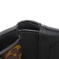 LOUIS VUITTON Tri-fold wallet M60167 Monogram Macassar canvas and grained leather Noir Monogram Macasa Portefeuille compact