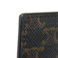 CELINE Coin case 10D882CCP.04LU Triomphe canvas (coating processing) black Foil stamping old style khaki L-shaped zipper wallet New logo Triomphe coin purse unisex(Unisex) Used Authentic