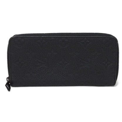 LOUIS VUITTON Long Wallet Purse M69047 Taurillon Clemence leather (monogram embossed) black New Zip Around Current Monogram Zippy Wallet Vertical mens Used Authentic