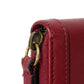 GUCCI Long Wallet Purse 658634 17Q0T 6207 Smooth Calfskin Leather Rosso Ancora Bamboo Smooth Calfskin GG Marmont Diana zip around wallet unisex(Unisex) Used Authentic
