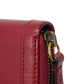 GUCCI Long Wallet Purse 658634 17Q0T 6207 Smooth Calfskin Leather Rosso Ancora Bamboo Smooth Calfskin GG Marmont Diana zip around wallet unisex(Unisex) Used Authentic