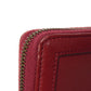 GUCCI Long Wallet Purse 658634 17Q0T 6207 Smooth Calfskin Leather Rosso Ancora Bamboo Smooth Calfskin GG Marmont Diana zip around wallet unisex(Unisex) Used Authentic