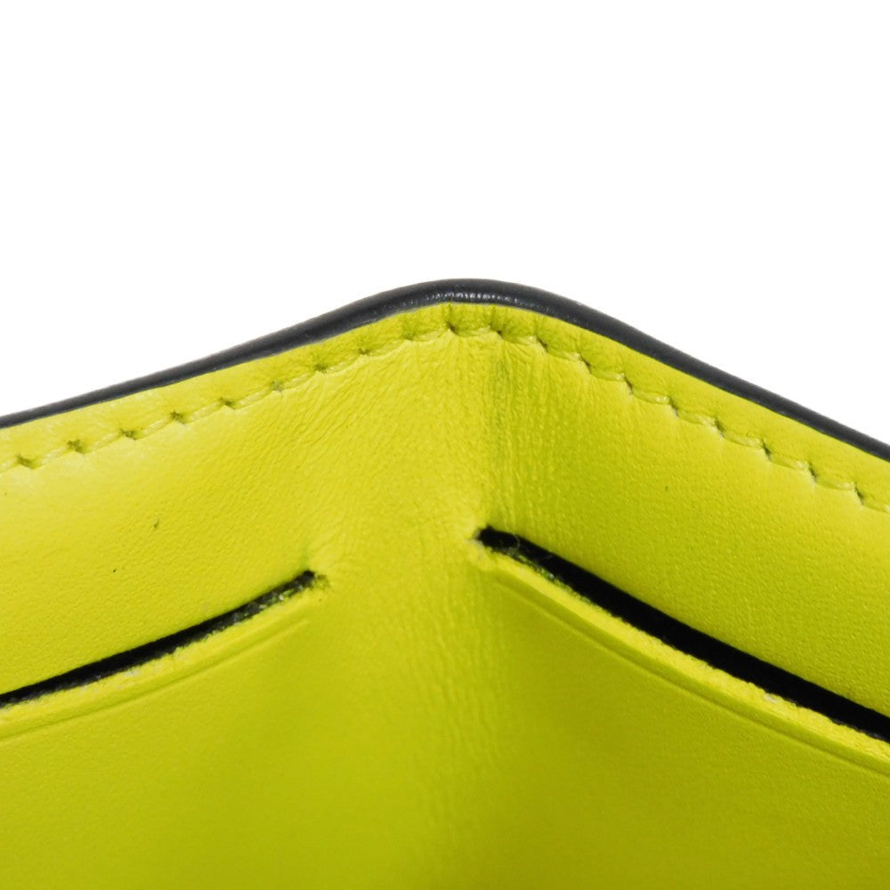LOUIS VUITTON Tri-fold wallet M67629 Taiga leather x monogram canvas x smooth leather Jonne LV Logo Flower Yellow Taiga Lama Monogram Discovery compact wallet mens Used Authentic