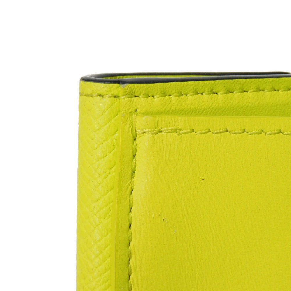 LOUIS VUITTON Tri-fold wallet M67629 Taiga leather x monogram canvas x smooth leather Jonne LV Logo Flower Yellow Taiga Lama Monogram Discovery compact wallet mens Used Authentic