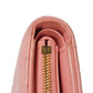 LOUIS VUITTON Bifold Wallet M63965 Smooth Calfskin Leather pink LV logo key padlock heart New Wave Love Rock Portefeuille Compact Zip Women Used Authentic
