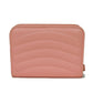 LOUIS VUITTON Bifold Wallet M63965 Smooth Calfskin Leather pink LV logo key padlock heart New Wave Love Rock Portefeuille Compact Zip Women Used Authentic