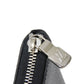 LOUIS VUITTON Coin case N63076 Damier Graffit canvas x grain leather Noir Black New Zip Around RFID Damier Graphite Zip around purse mens Used Authentic