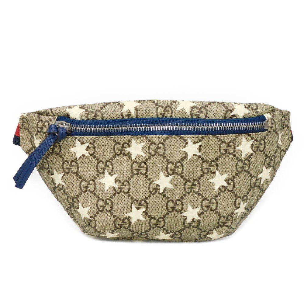 GUCCI Sling bag 502095 GG Supreme canvas (polyurethane processing) beige GG Supreme Star Waist Pouch