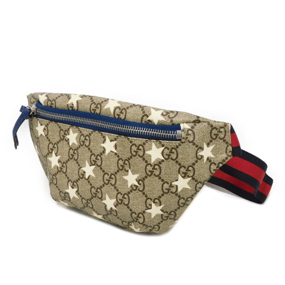 GUCCI Sling bag 502095 GG Supreme canvas (polyurethane processing) beige GG Supreme Star Waist Pouch