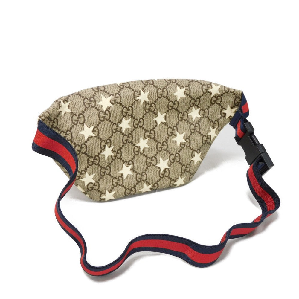GUCCI Sling bag 502095 GG Supreme canvas (polyurethane processing) beige GG Supreme Star Waist Pouch