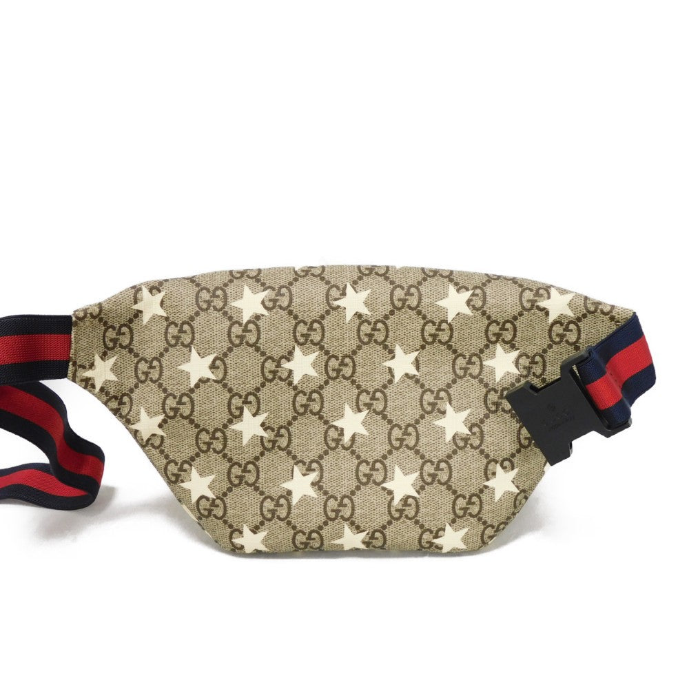 GUCCI Sling bag 502095 GG Supreme canvas (polyurethane processing) beige GG Supreme Star Waist Pouch