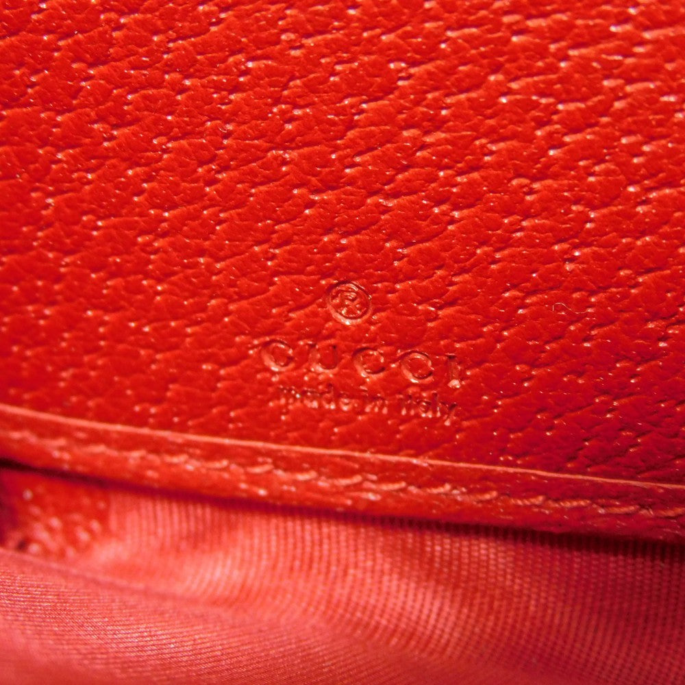 GUCCI Long Wallet Purse 524790 9SBCG 9093 Baia de la linen canvas x calf leather Tricolor Interlocking G Web Good condition logo Baiadera Zip Around Wallet unisex(Unisex) Used Authentic
