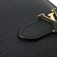 LOUIS VUITTON Long Wallet Purse M81330 Taurillon Clemence leather (embossed) Noir Taurillon Clemence LV vertical wallet