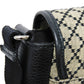 GUCCI Shoulder Bag 374429 Diamante canvas x calf leather (embossed) beige Calfskin Black Crossbody Logo embossing Diamante Mesher Bag unisex(Unisex) Used Authentic