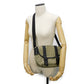 GUCCI Shoulder Bag 374429 Diamante canvas x calf leather (embossed) beige Calfskin Black Crossbody Logo embossing Diamante Mesher Bag unisex(Unisex) Used Authentic