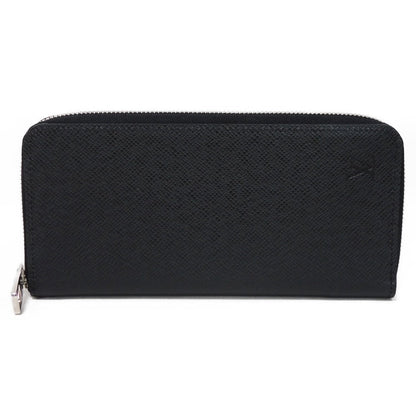 LOUIS VUITTON Long Wallet Purse M30503 Taiga leather (stamped) Noir Taiga Zippy Wallet Vertical