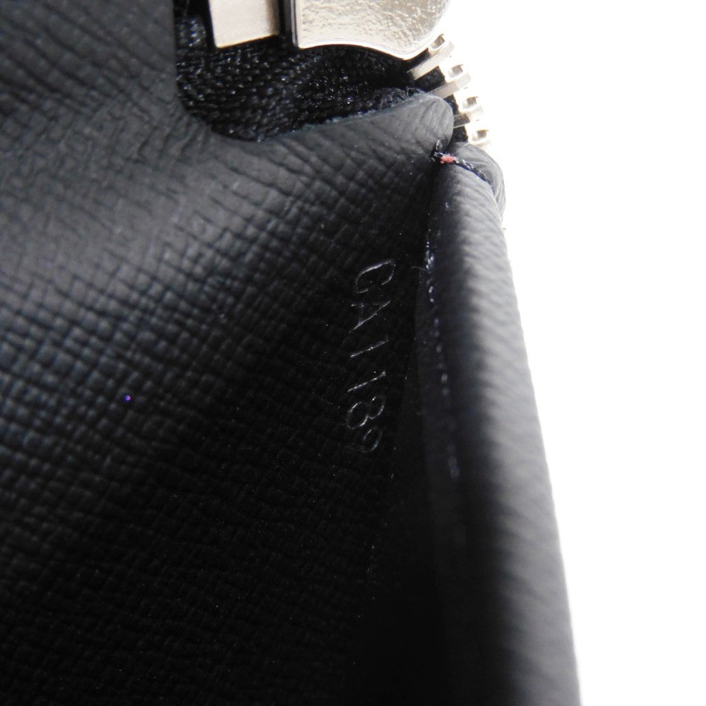 LOUIS VUITTON Long Wallet Purse M30503 Taiga leather (stamped) Noir Taiga Zippy Wallet Vertical