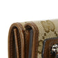 GUCCI Tri-fold wallet 681708 GY5SN 8563 GG canvas x calf leather beige The Hacker Project GG Canvas Balenciaga Neo Classic Compact Wallet unisex(Unisex) Used Authentic
