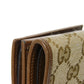 GUCCI Tri-fold wallet 681708 GY5SN 8563 GG canvas x calf leather beige The Hacker Project GG Canvas Balenciaga Neo Classic Compact Wallet unisex(Unisex) Used Authentic