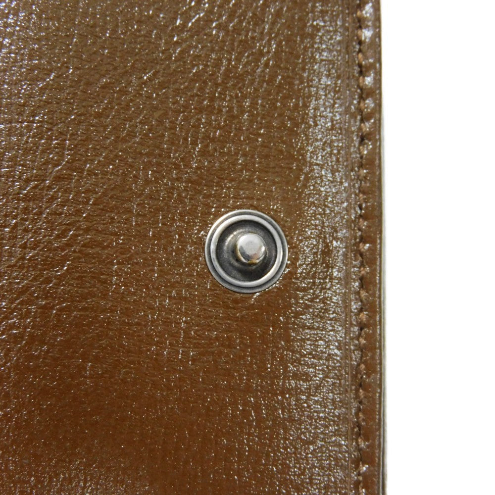 GUCCI Tri-fold wallet 681708 GY5SN 8563 GG canvas x calf leather beige The Hacker Project GG Canvas Balenciaga Neo Classic Compact Wallet unisex(Unisex) Used Authentic