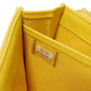 CHANEL Long Wallet Purse A80286 lambskin yellow COCO Mark Quilted Lambskin 27 Series Matrasse Boy Chanel Long Flap Wallet unisex(Unisex) Used Authentic
