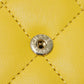 CHANEL Long Wallet Purse A80286 lambskin yellow COCO Mark Quilted Lambskin 27 Series Matrasse Boy Chanel Long Flap Wallet unisex(Unisex) Used Authentic
