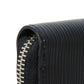 LOUIS VUITTON Long Wallet Purse M60965 Epi Leatherx grained leather (embossed) Noir LV Logo Black RFID New Zip Around Epi Zippy Wallet Vertical mens Used Authentic