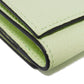 GUCCI Tri-fold wallet 731694 0E8IG 3801 Calf leather (embossed) Light green Pastel Trifold Compact Japan Exclusive embossed logo mini wallet unisex(Unisex) Used Authentic