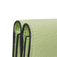 GUCCI Tri-fold wallet 731694 0E8IG 3801 Calf leather (embossed) Light green Pastel Trifold Compact Japan Exclusive embossed logo mini wallet unisex(Unisex) Used Authentic