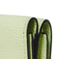 GUCCI Tri-fold wallet 731694 0E8IG 3801 Calf leather (embossed) Light green Pastel Trifold Compact Japan Exclusive embossed logo mini wallet unisex(Unisex) Used Authentic