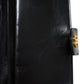 CHANEL Long Wallet Purse A47152 Calfskin black Double stitch Bicolor Long Flap Wallet