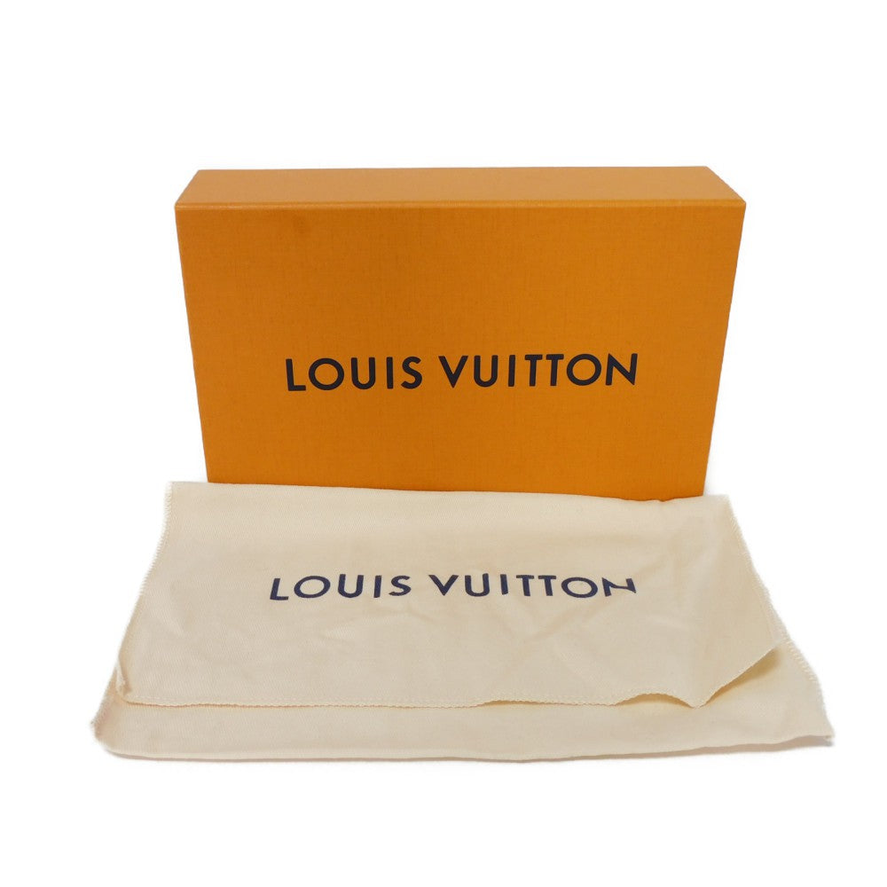 LOUIS VUITTON Long Wallet Purse M41895 Monogram canvas x grain leather (embossed) Fuchsia Good condition Purple New Zip Around Current RFID IC chip Monogram Zippy wallet unisex(Unisex) Used Authentic