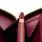 LOUIS VUITTON Long Wallet Purse M41895 Monogram canvas x grain leather (embossed) Fuchsia Good condition Purple New Zip Around Current RFID IC chip Monogram Zippy wallet unisex(Unisex) Used Authentic