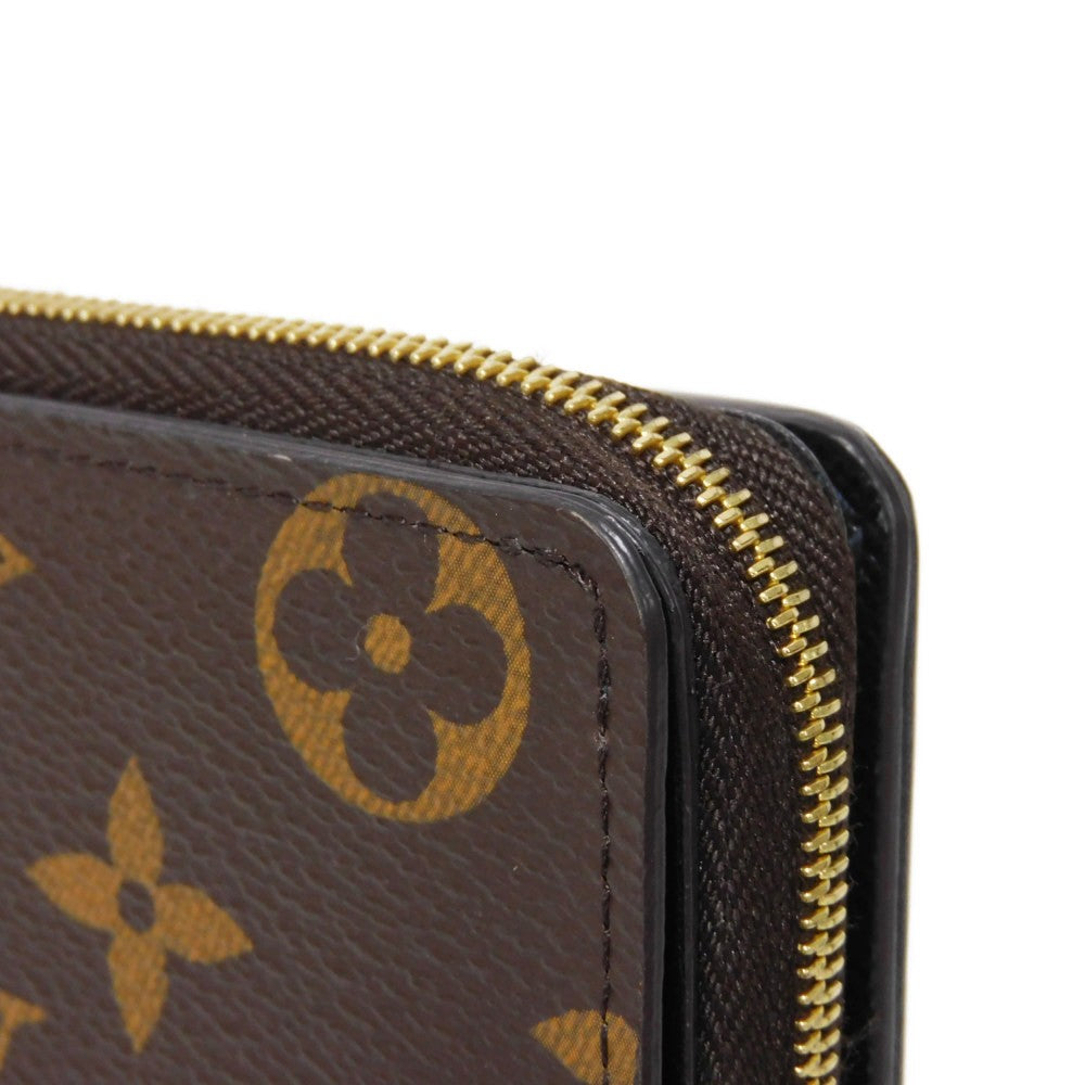 LOUIS VUITTON Bifold Wallet M81461 Monogram Reverse Canvas x Grained Leather Brown x black Current Maron Noir RFID IC chip Monogram Reverse Giant Portefeuille Lou unisex(Unisex) Used Authentic