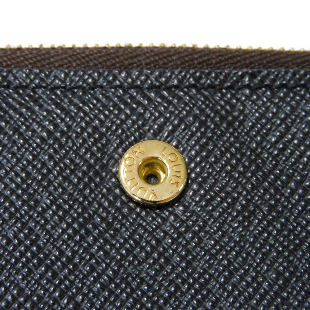 LOUIS VUITTON Bifold Wallet M81461 Monogram Reverse Canvas x Grained Leather Brown x black Current Maron Noir RFID IC chip Monogram Reverse Giant Portefeuille Lou unisex(Unisex) Used Authentic