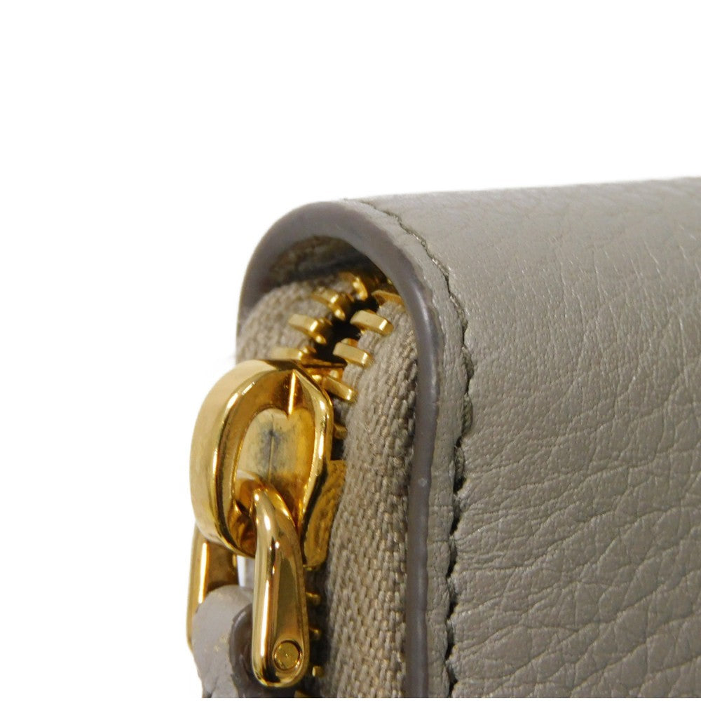PRADA Long Wallet Purse 1ML506 2BG5 F01OV Calf leather (embossed) Alzira x Cipria Aljira Cipria Zip Around RFID Unused logo Dyno Color Zip Around Wallet Women Used Authentic