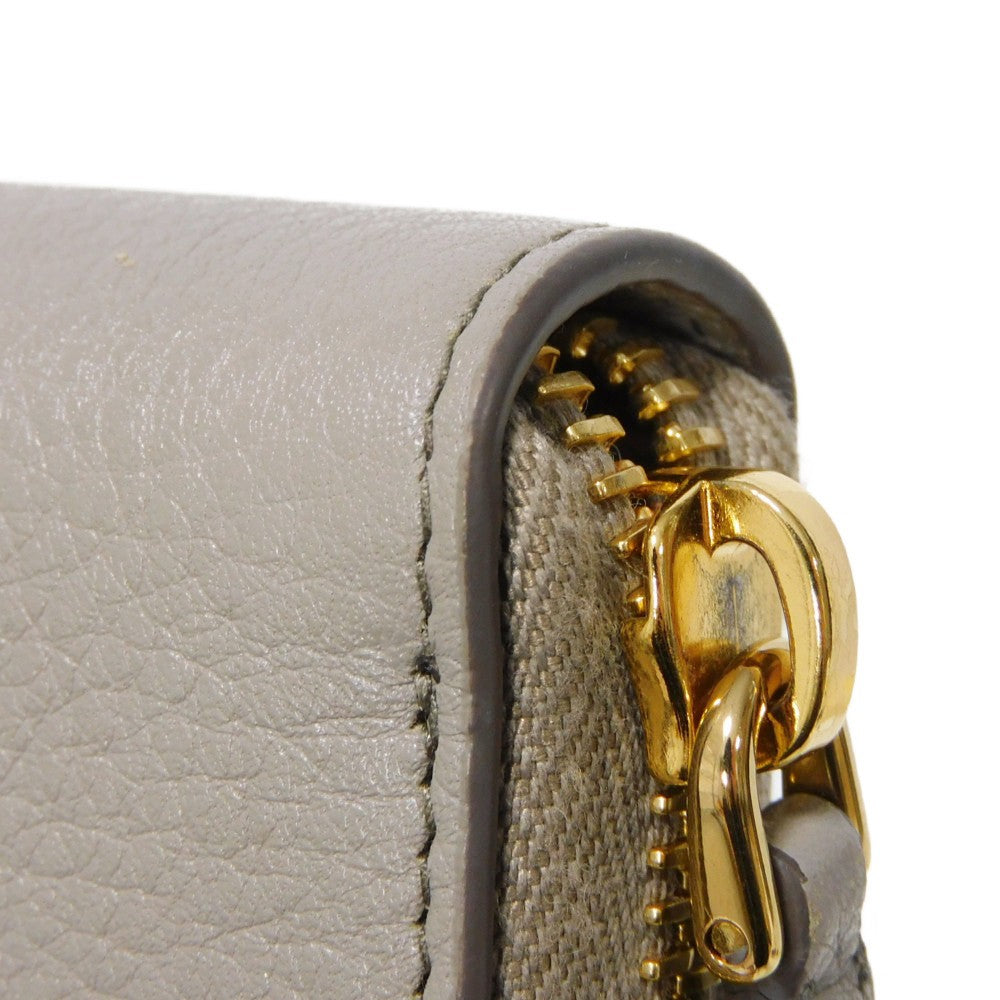 PRADA Long Wallet Purse 1ML506 2BG5 F01OV Calf leather (embossed) Alzira x Cipria Aljira Cipria Zip Around RFID Unused logo Dyno Color Zip Around Wallet Women Used Authentic