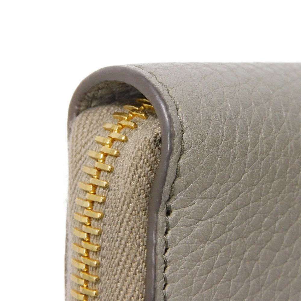 PRADA Long Wallet Purse 1ML506 2BG5 F01OV Calf leather (embossed) Alzira x Cipria Aljira Cipria Zip Around RFID Unused logo Dyno Color Zip Around Wallet Women Used Authentic