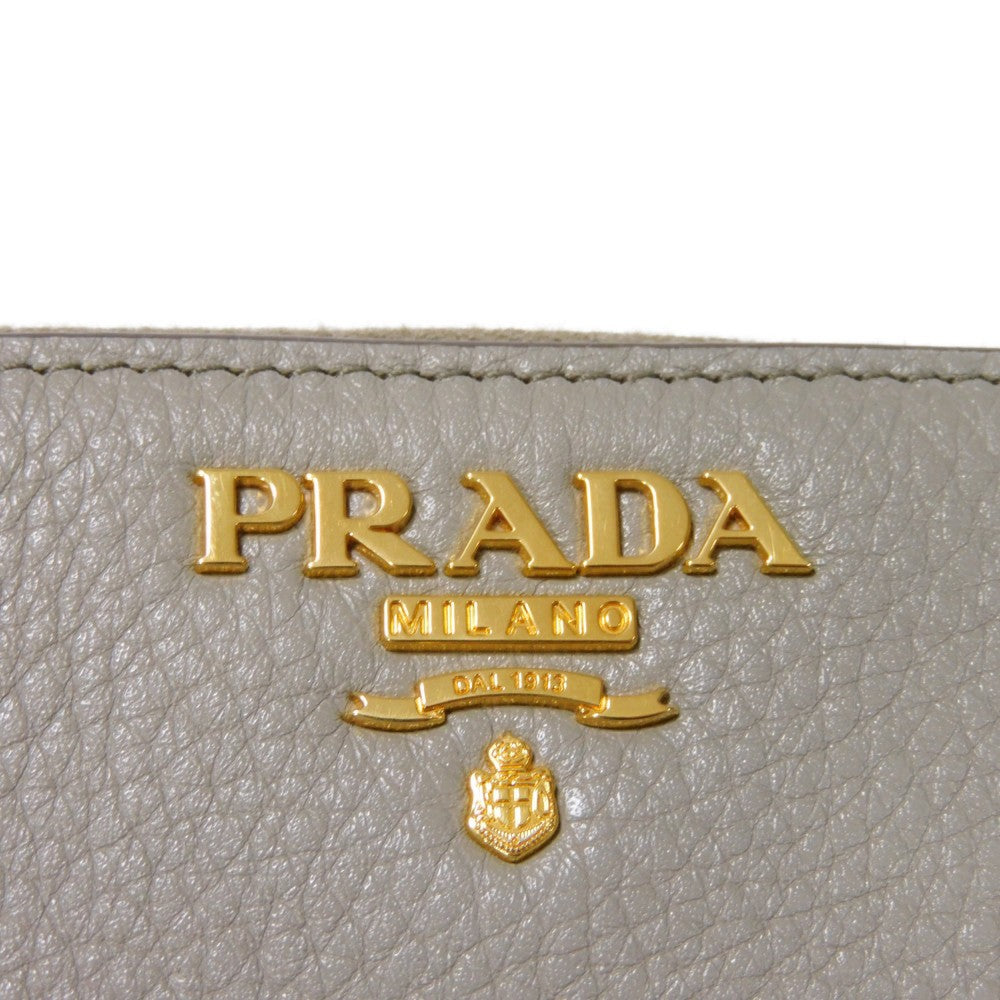 PRADA Long Wallet Purse 1ML506 2BG5 F01OV Calf leather (embossed) Alzira x Cipria Aljira Cipria Zip Around RFID Unused logo Dyno Color Zip Around Wallet Women Used Authentic