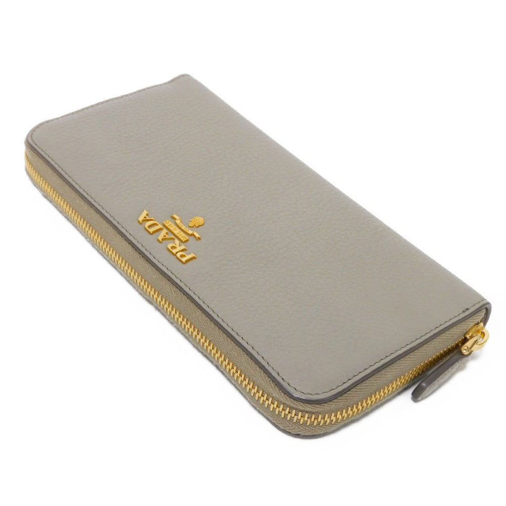 PRADA Long Wallet Purse 1ML506 2BG5 F01OV Calf leather (embossed) Alzira x Cipria Aljira Cipria Zip Around RFID Unused logo Dyno Color Zip Around Wallet Women Used Authentic