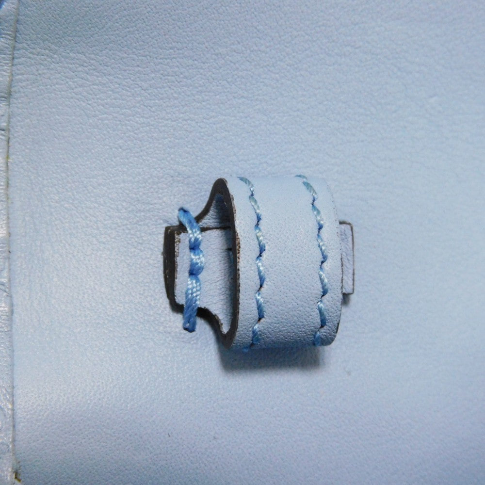 GUCCI Long Wallet Purse 466507 BMJ1G 4503 GG striped leather Light blue logo double G pastel unused Micro GG Shima Guccissima Shoulder Wallet unisex(Unisex) Used Authentic
