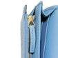 GUCCI Long Wallet Purse 466507 BMJ1G 4503 GG striped leather Light blue logo double G pastel unused Micro GG Shima Guccissima Shoulder Wallet unisex(Unisex) Used Authentic