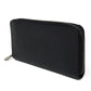LOUIS VUITTON Long Wallet Purse N63548 Anfini Leather (Damie embossed) onyx Black New Zip Around RFID Damier Anfini Zippy Wallet Vertical mens Used Authentic